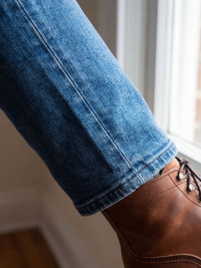 Подшить джинсы без сохранения оригинального шва