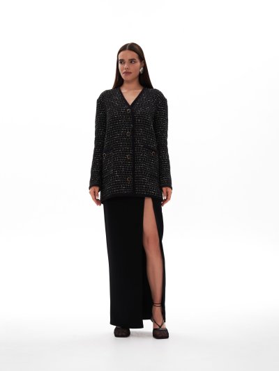 Кардиган женский классический с V-вырезом