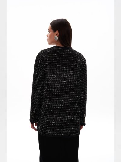 Кардиган женский классический с V-вырезом