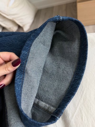 Подшить (укоротить) без сохранения шва