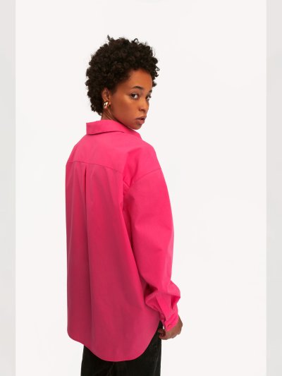 Блузка женская оверсайз с асимметричным низом