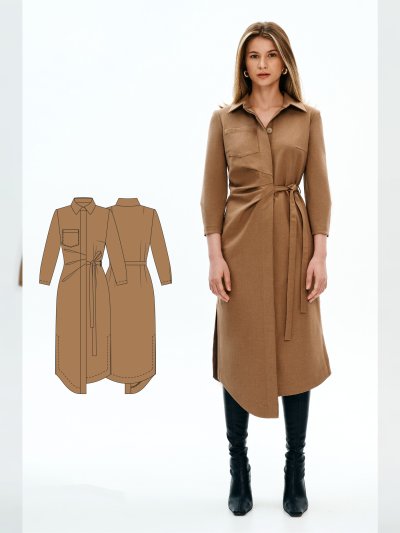 Платье женское асимметричное стильное