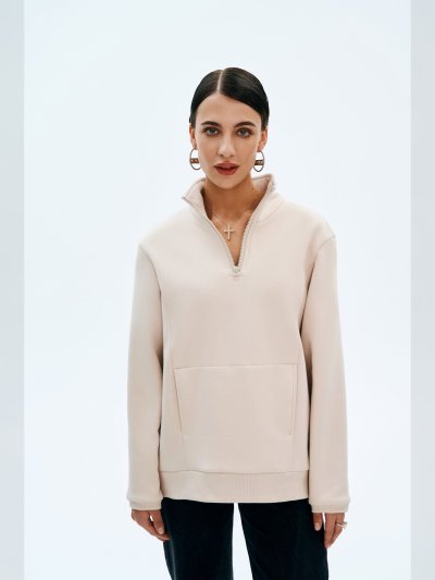 Худи женский оверсайз с карманами