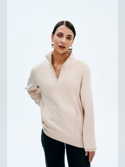 Худи женский оверсайз с карманами