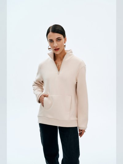 Худи женский оверсайз с карманами