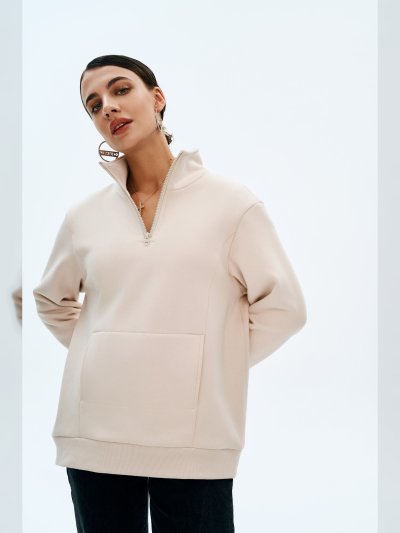 Худи женский оверсайз с карманами