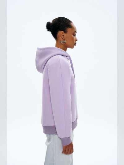 Худи женский укороченный с капюшоном