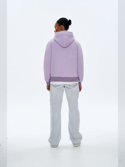 Худи женский укороченный с капюшоном