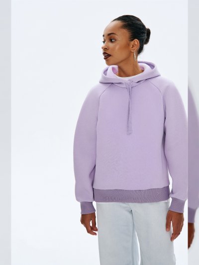 Худи женский укороченный с капюшоном