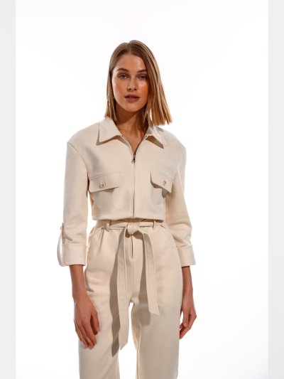 Комбинезон женский с поясом