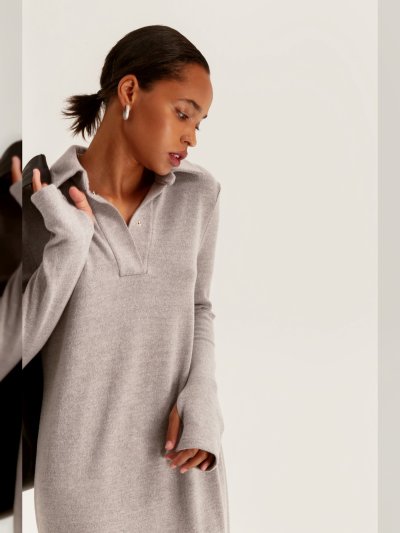 Платье женское поло длинное