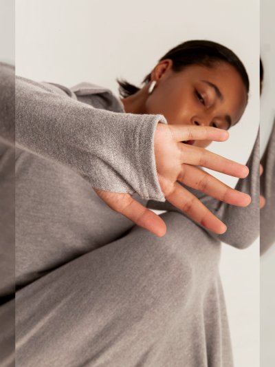 Платье женское поло длинное