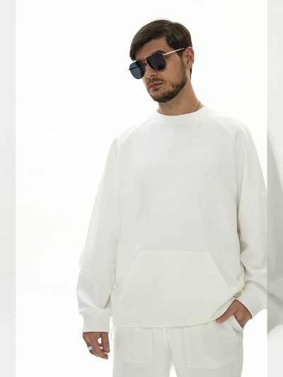 Свитшот мужской с карманом кенгуру