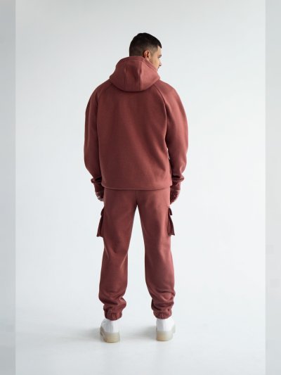 Худи мужской с капюшоном на молнии